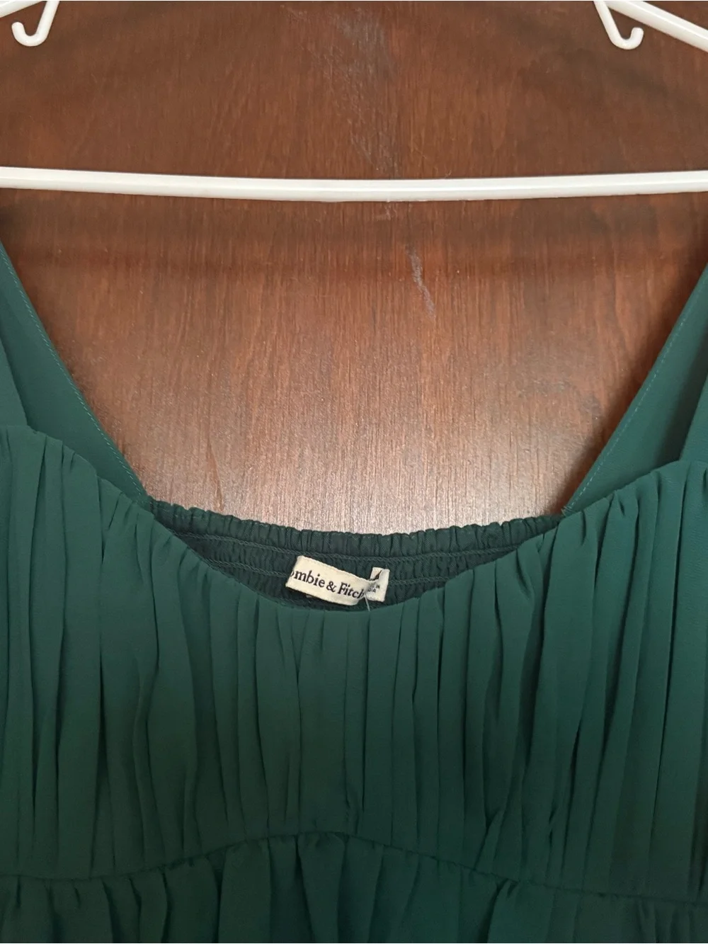 Abercrombie & Fitch Emerald Green Peasant Blouse